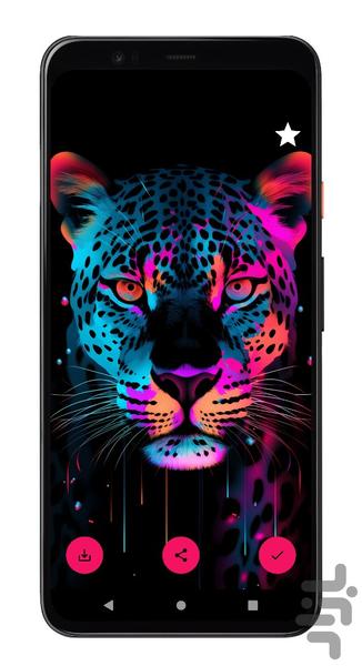 تصویر زمینه نئونی | بدون اینترنت - Image screenshot of android app