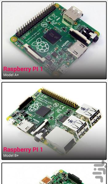 Raspberry PI - Image screenshot of android app