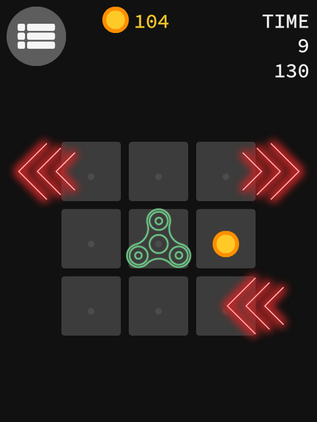 Fidget Spinner Glow Swipe - Image screenshot of android app