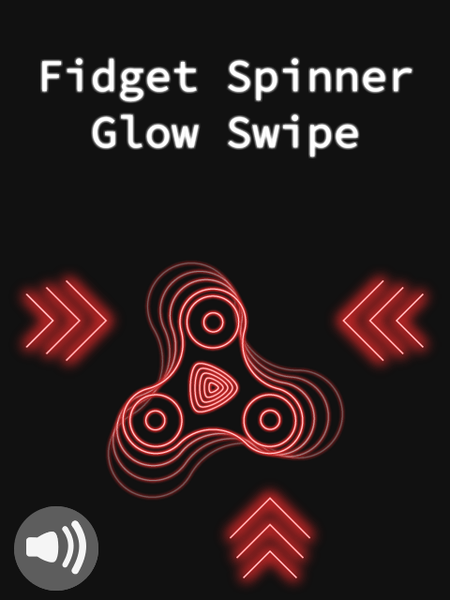 Fidget Spinner Glow Swipe - Image screenshot of android app