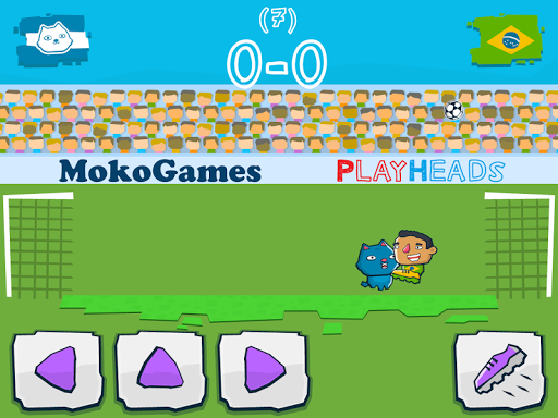 PlayHeads Soccer All World Cup - Gameplay image of android game