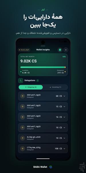 بابا ولت - عکس برنامه موبایلی اندروید