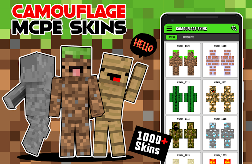 Camouflage Skins for Minecraft - عکس برنامه موبایلی اندروید