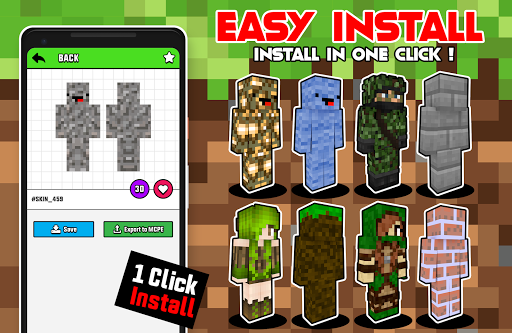 Camouflage Skins for Minecraft - عکس برنامه موبایلی اندروید