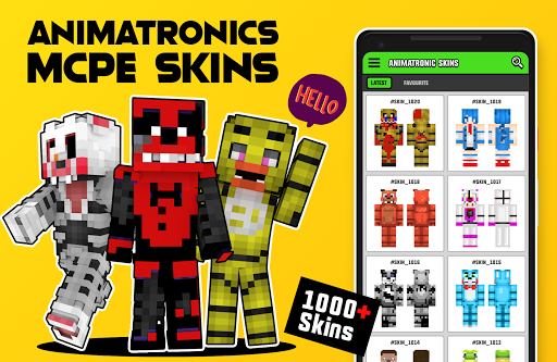 Animatronic Skins Minecraft PE - Image screenshot of android app