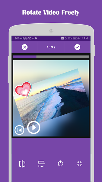 Video Editor: Square&Slideshow - عکس برنامه موبایلی اندروید