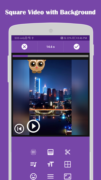 Video Editor: Square&Slideshow - Image screenshot of android app