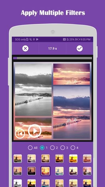Video Editor: Square&Slideshow - عکس برنامه موبایلی اندروید
