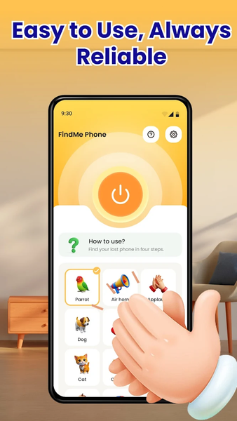 FindMe Phone-Clap to Find - Image screenshot of android app