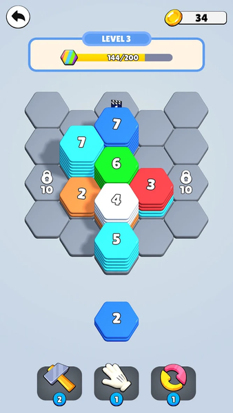 Hexa Color Sort - عکس بازی موبایلی اندروید