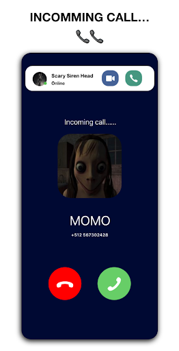 Creepy Momo📞 Talk video call + chat - عکس برنامه موبایلی اندروید