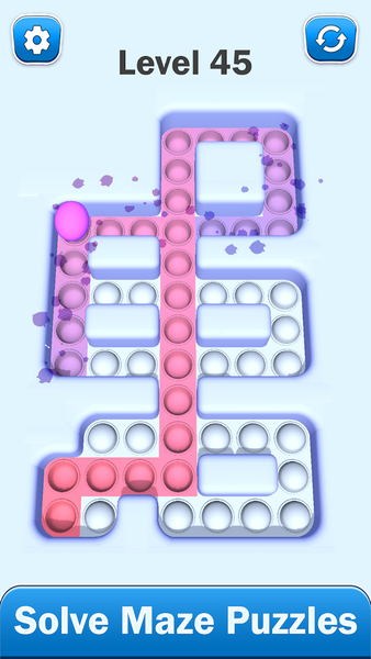 Lets Popit Maze ۳D-Amaze Puzle - عکس بازی موبایلی اندروید