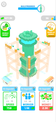 Idle landmark! - Gameplay image of android game