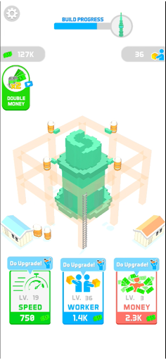 Idle landmark! - Gameplay image of android game