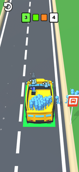 Packed Bus 3D - Gameplay image of android game