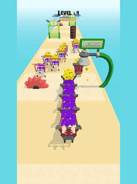 Cart Rush! - Gameplay image of android game