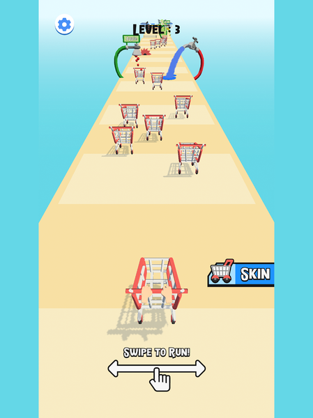 Cart Rush! - Gameplay image of android game