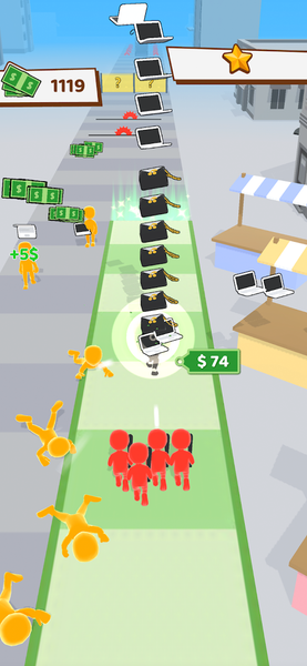 Grand Theft Run - Gameplay image of android game