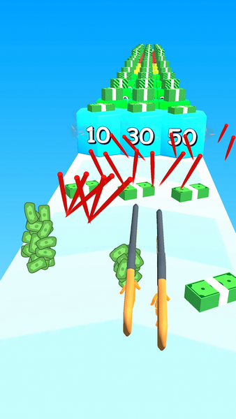 Gun Head Run - Gameplay image of android game