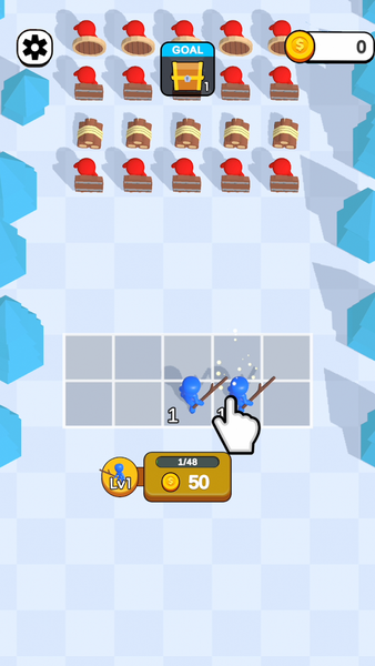Merge Weapons: Battle Game - Gameplay image of android game
