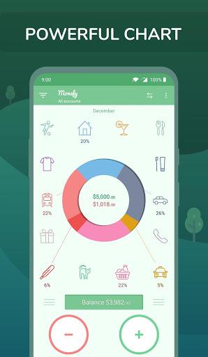 Monefy - Budget & Expenses app - Image screenshot of android app