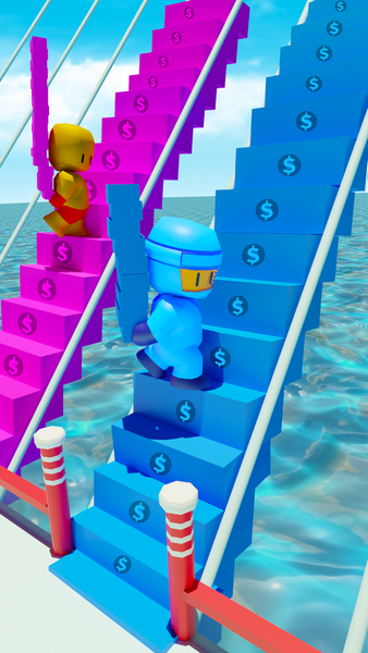 Bridge Game - Race Master 3D - Gameplay image of android game