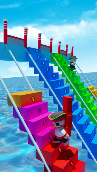 Bridge Game - Race Master 3D - Gameplay image of android game