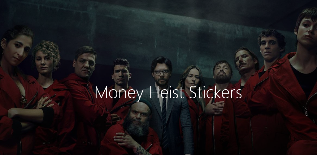Money Heist Stickers (Animated - Image screenshot of android app