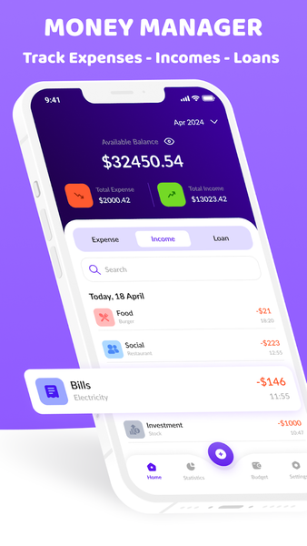 Money Manage - Balance Budget - Image screenshot of android app