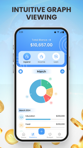 Smart Budget - Money Tracker - عکس برنامه موبایلی اندروید
