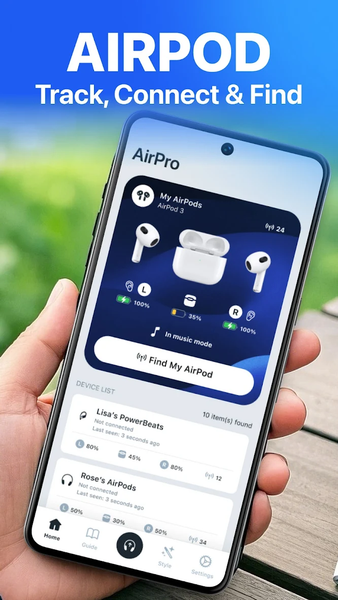 AirPro: AirPod Tracker Finder - عکس برنامه موبایلی اندروید