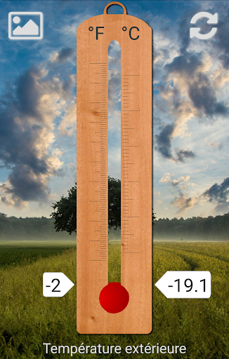 Accurate room thermometer - Image screenshot of android app