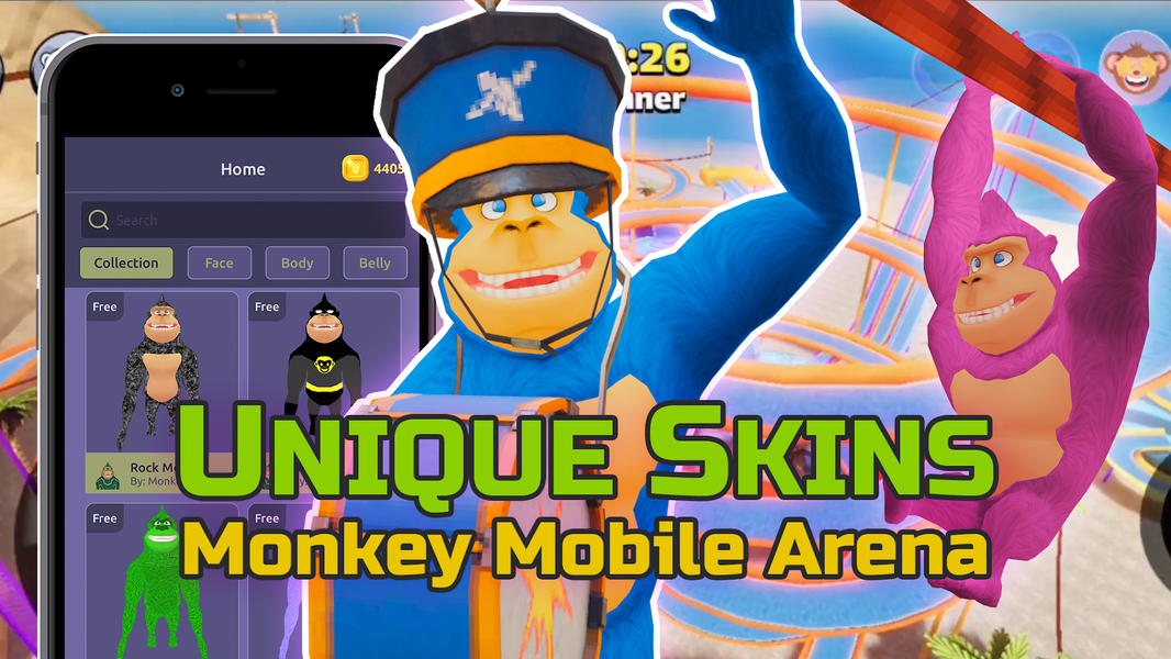 Gorilla Skins for Monkey Arena - عکس برنامه موبایلی اندروید