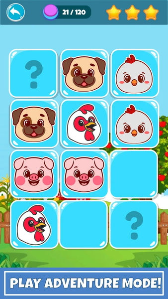 MemoKids: Memory Games, kids - عکس بازی موبایلی اندروید