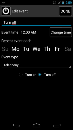 Power Schedule - Image screenshot of android app