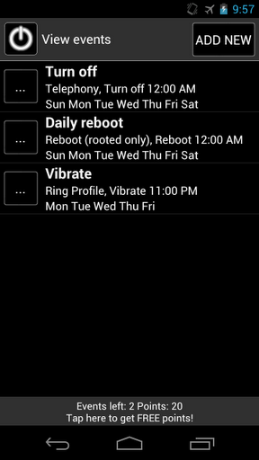 Power Schedule - Image screenshot of android app
