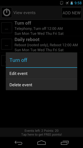 Power Schedule - Image screenshot of android app