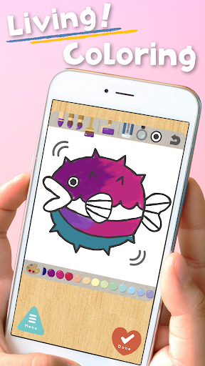 Living Coloring - Gameplay image of android game