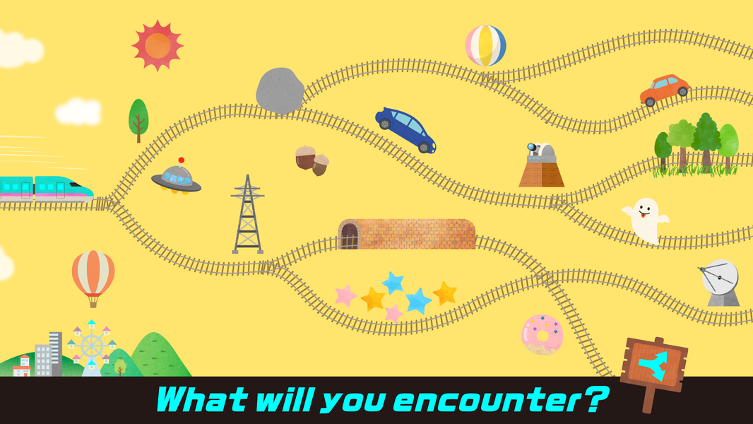 Train Roller Coaster - Gameplay image of android game