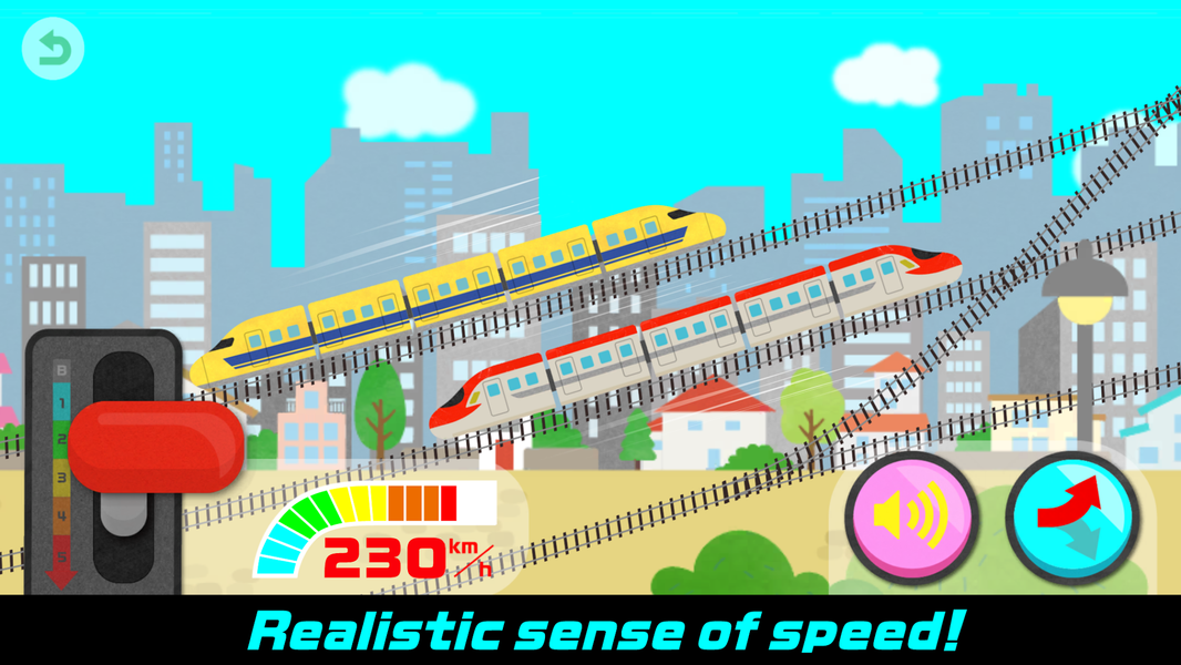 Train Roller Coaster - عکس بازی موبایلی اندروید
