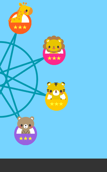 Animal Ferris Wheel - Gameplay image of android game