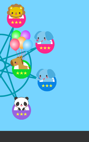 Animal Ferris Wheel - Gameplay image of android game