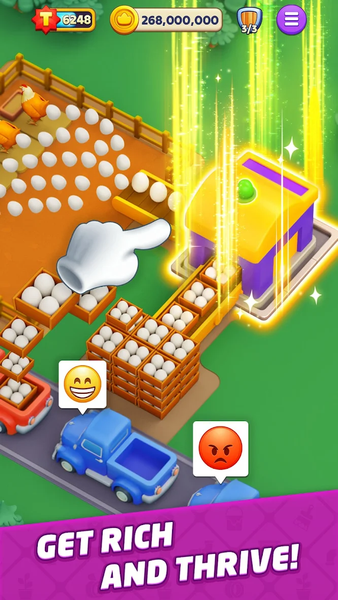 Top Tycoon: Coin Theme Empire - Gameplay image of android game