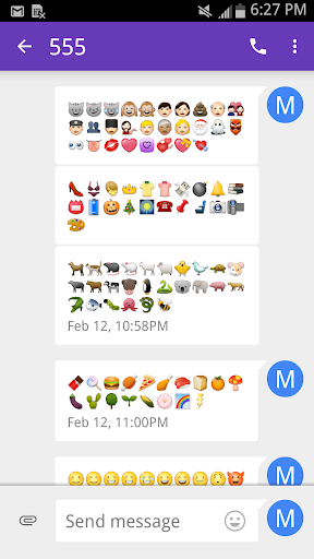 Emoji Fonts Message Maker - عکس برنامه موبایلی اندروید