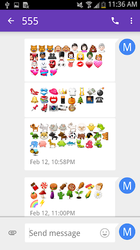 Emoji Fonts Message Maker - Image screenshot of android app