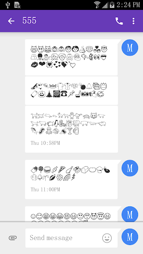 Emoji Fonts Message Maker - عکس برنامه موبایلی اندروید