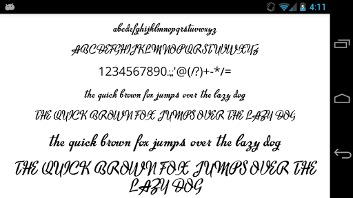 Brush Fonts Message Maker - عکس برنامه موبایلی اندروید