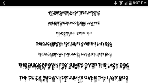 Halloween Fonts Message Maker - Image screenshot of android app