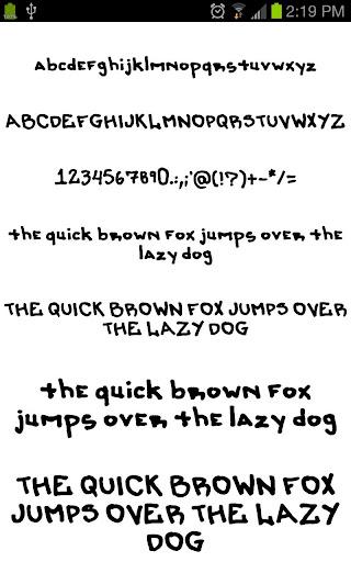 Marker Fonts Message Maker - Image screenshot of android app