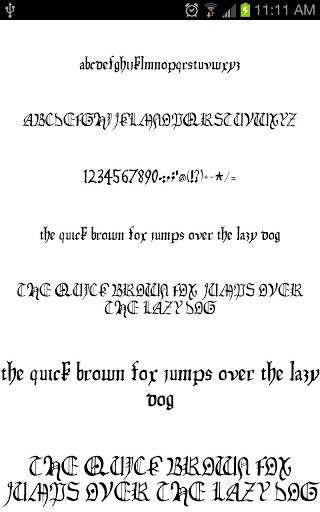 Old English Font Message Maker - عکس برنامه موبایلی اندروید